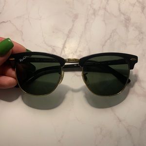 Ray-Ban 3016 Clubmaster 49mm black/gold